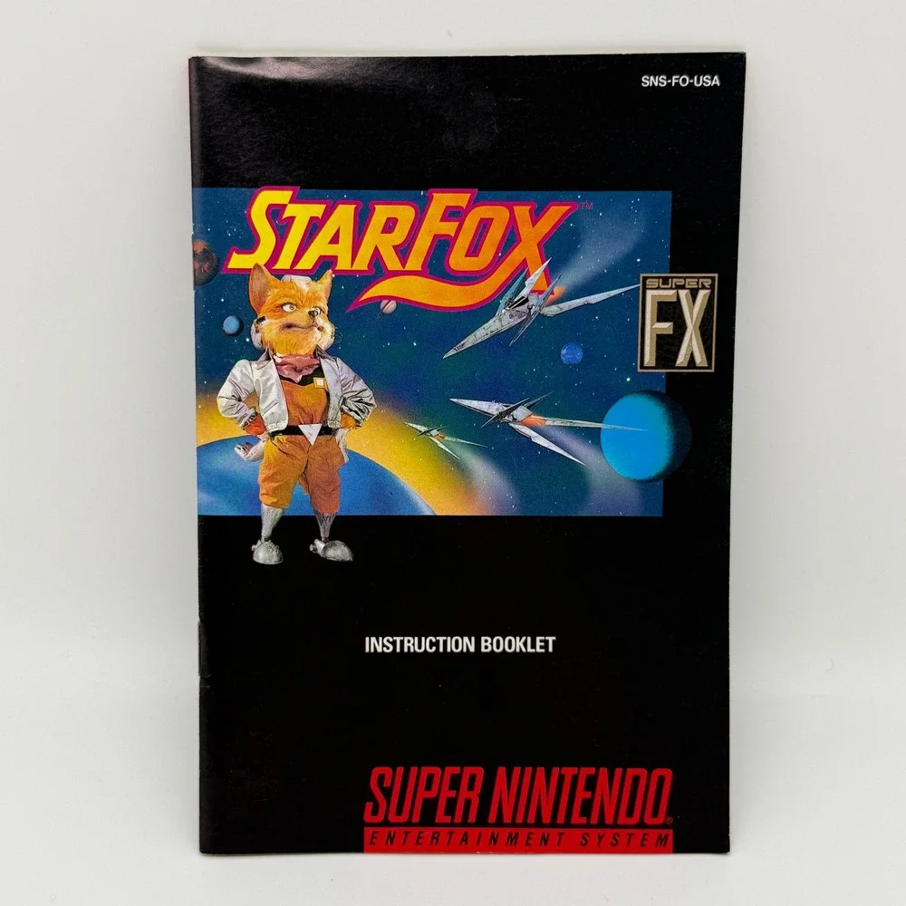 Star Fox (Super Nintendo, 1993) Authentic SNES Complete CIB - Tested